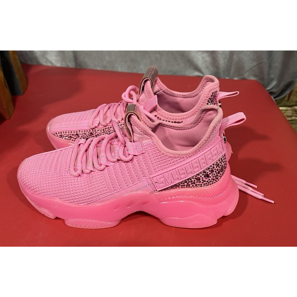 Steve Madden Women's Maxima (MAXI08S1) Pink Sneaker Sz 7.5M - Picture 3 of 6